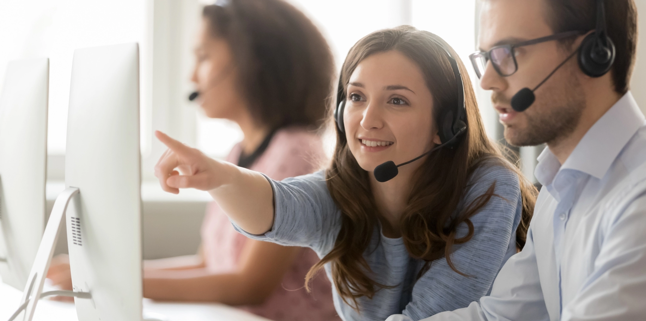 Call center team